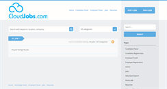 Desktop Screenshot of cloudjobs.com