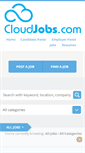 Mobile Screenshot of cloudjobs.com